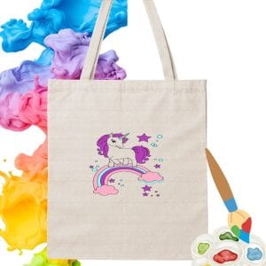 Colorful Paint Store Pembe Atlı Çanta