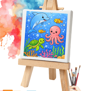 Colorful Paint Store DenizaltıTuval Boyama